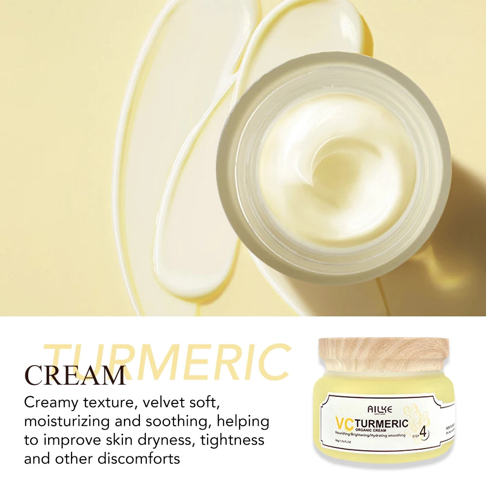 AILKE Tumeric & Vitamin C SkinCare Set,