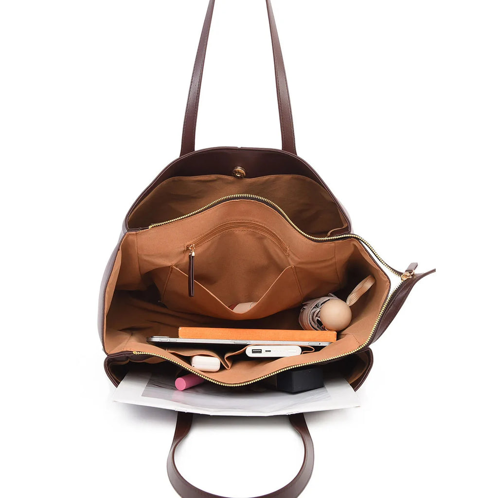 Women's PU Leather Travel Duffle Bag