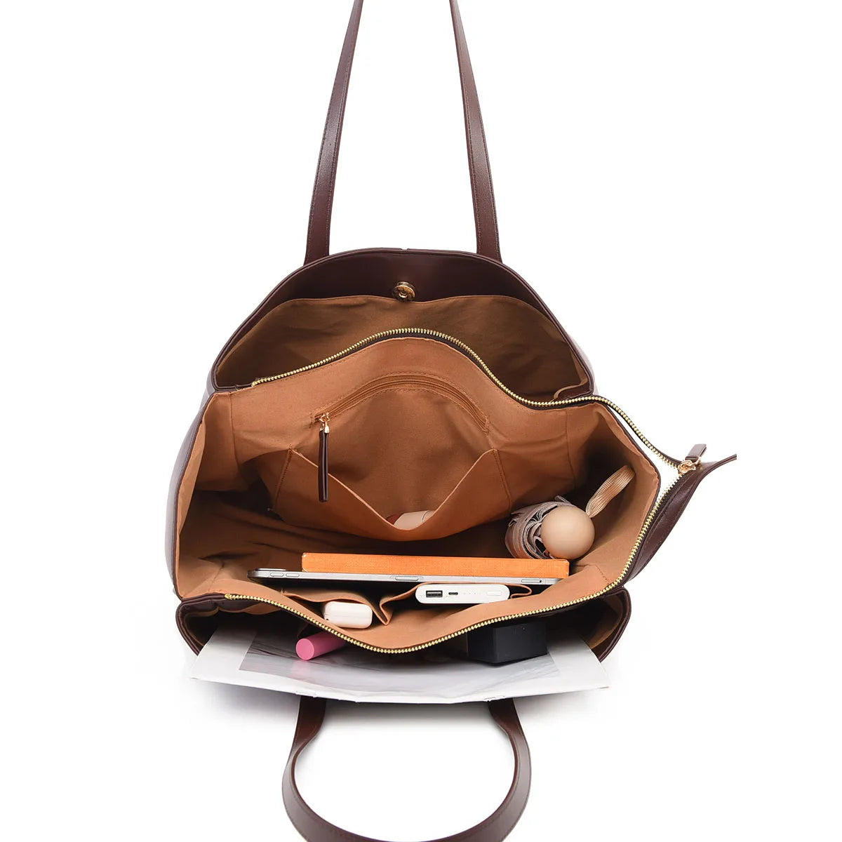 Women's PU Leather Travel Duffle Bag