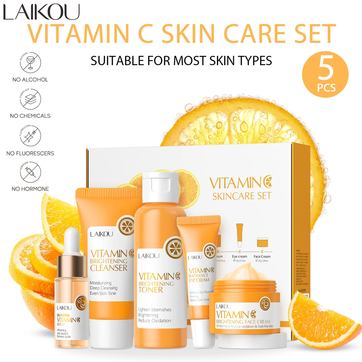 Vitamin C Skincare Set 5pcs