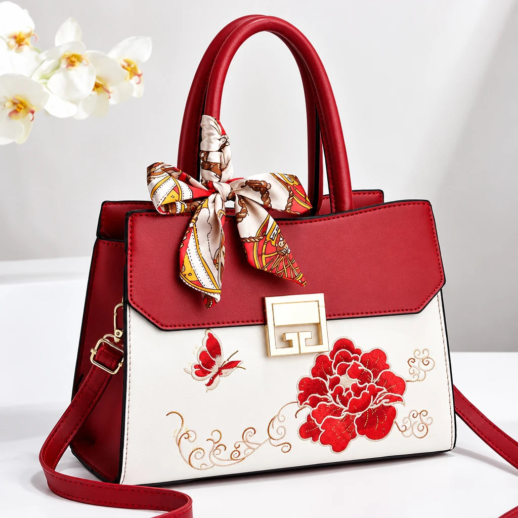Women's Faux Suede Shoulder & Crossbody Bag