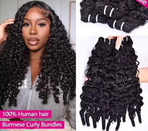 Burmese Curly Hair Extensions – Single Bundle