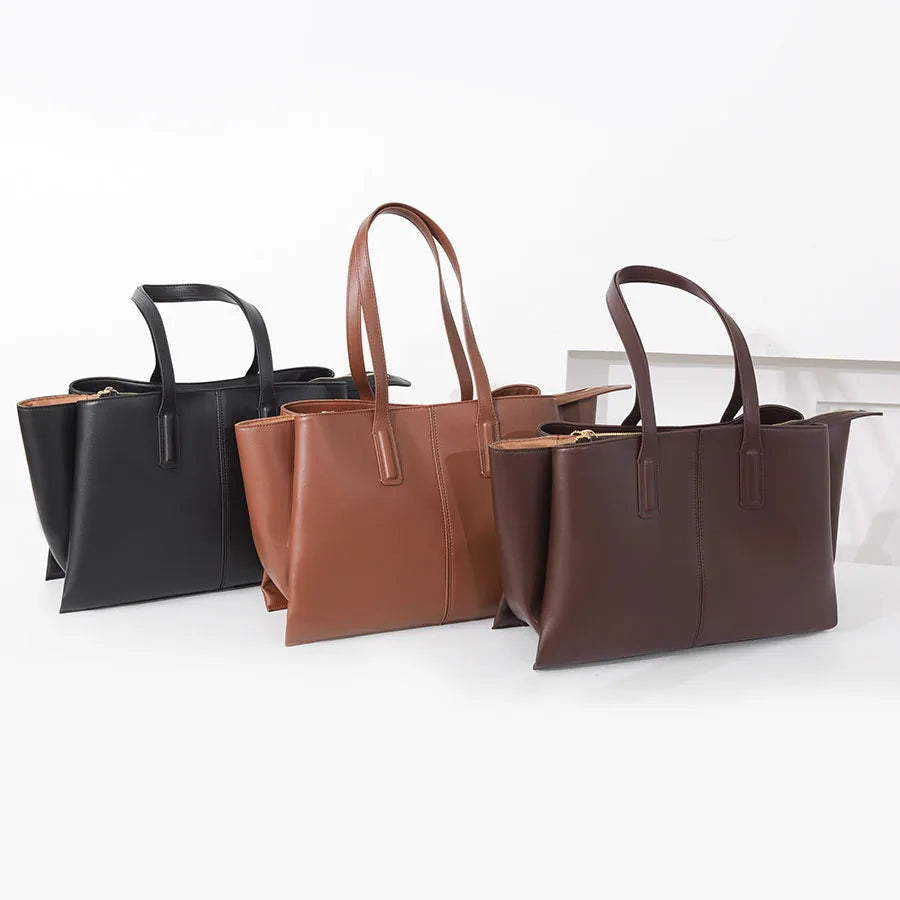 Women's PU Leather Travel Duffle Bag