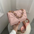 Women's Casual PU Leather Flap Bag