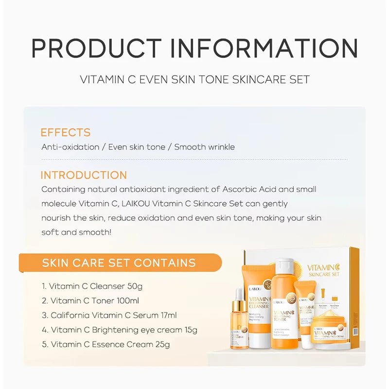 Vitamin C Skincare Set 5pcs